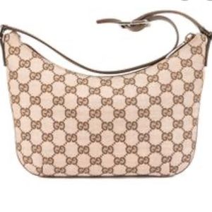Gucci Pink/Brown GG Monogram Slim Pochette